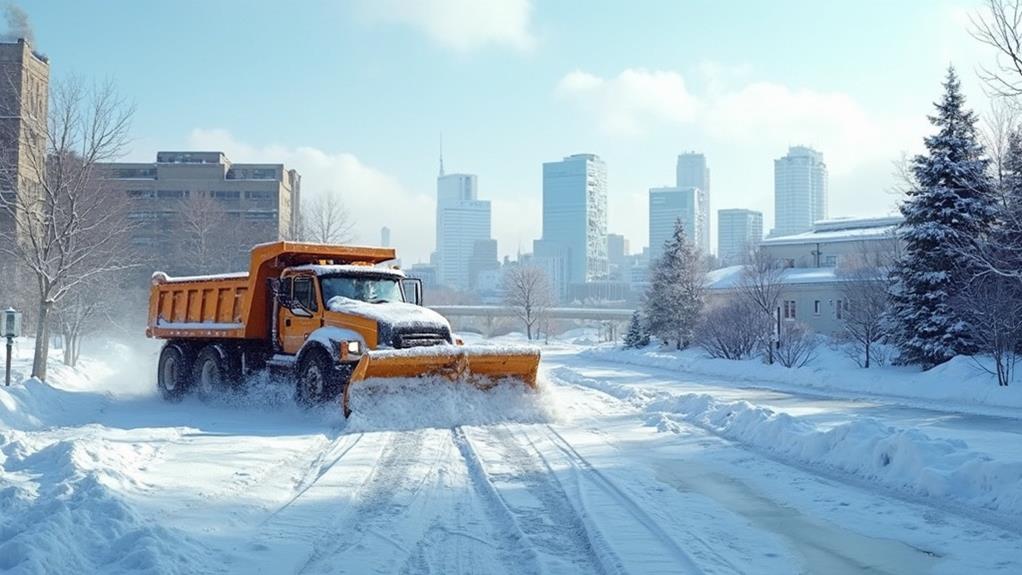 snow plowing services twin cities