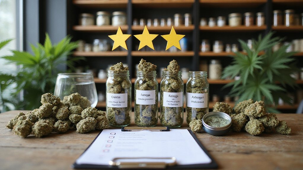 evaluate dispensaries through reviews
