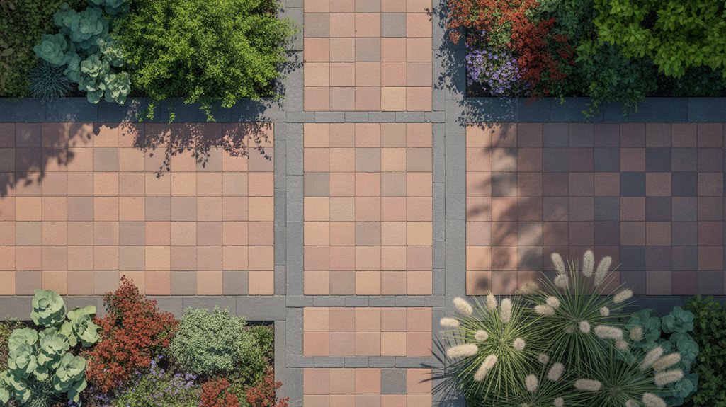 harmonize pavers with plants